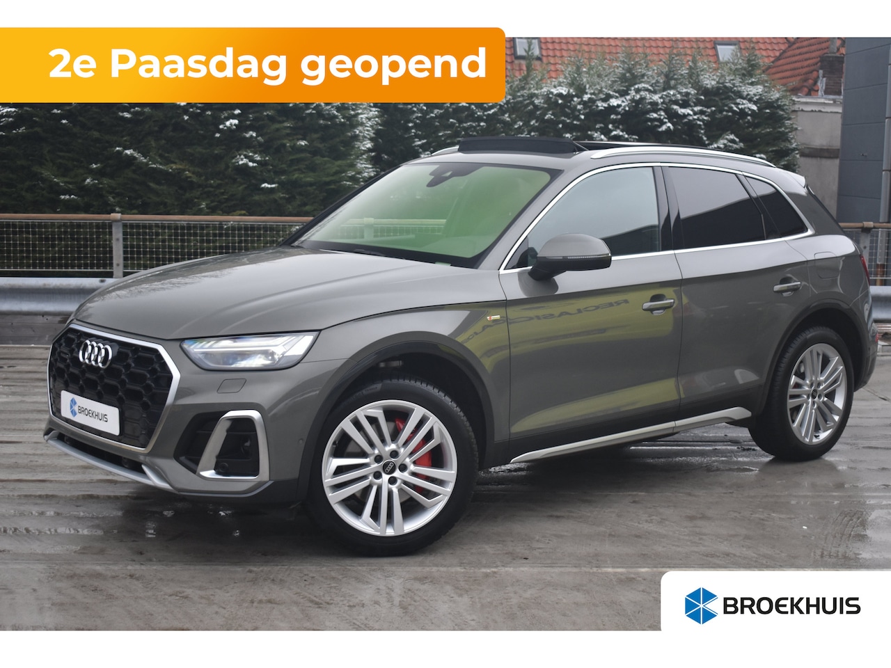 Audi Q5 - 50 TFSI e 300PK quattro S line | 100% SOH Panoramadak | 20 inch | Leder | Camera | Trekhaa - AutoWereld.nl