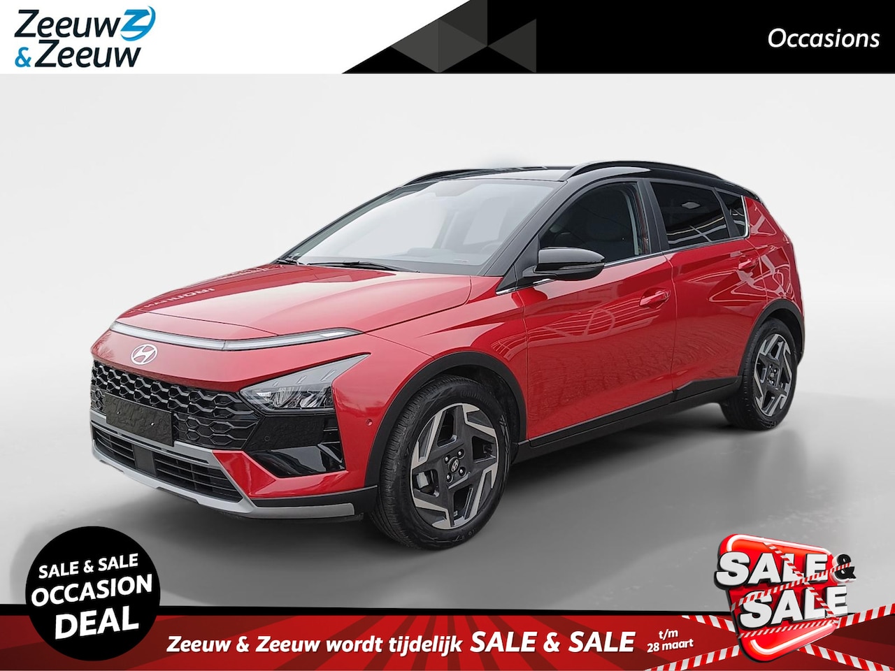 Hyundai Bayon - 1.0 T-GDi Premium Automaat | Camera | Climate control | Two-tone | - AutoWereld.nl