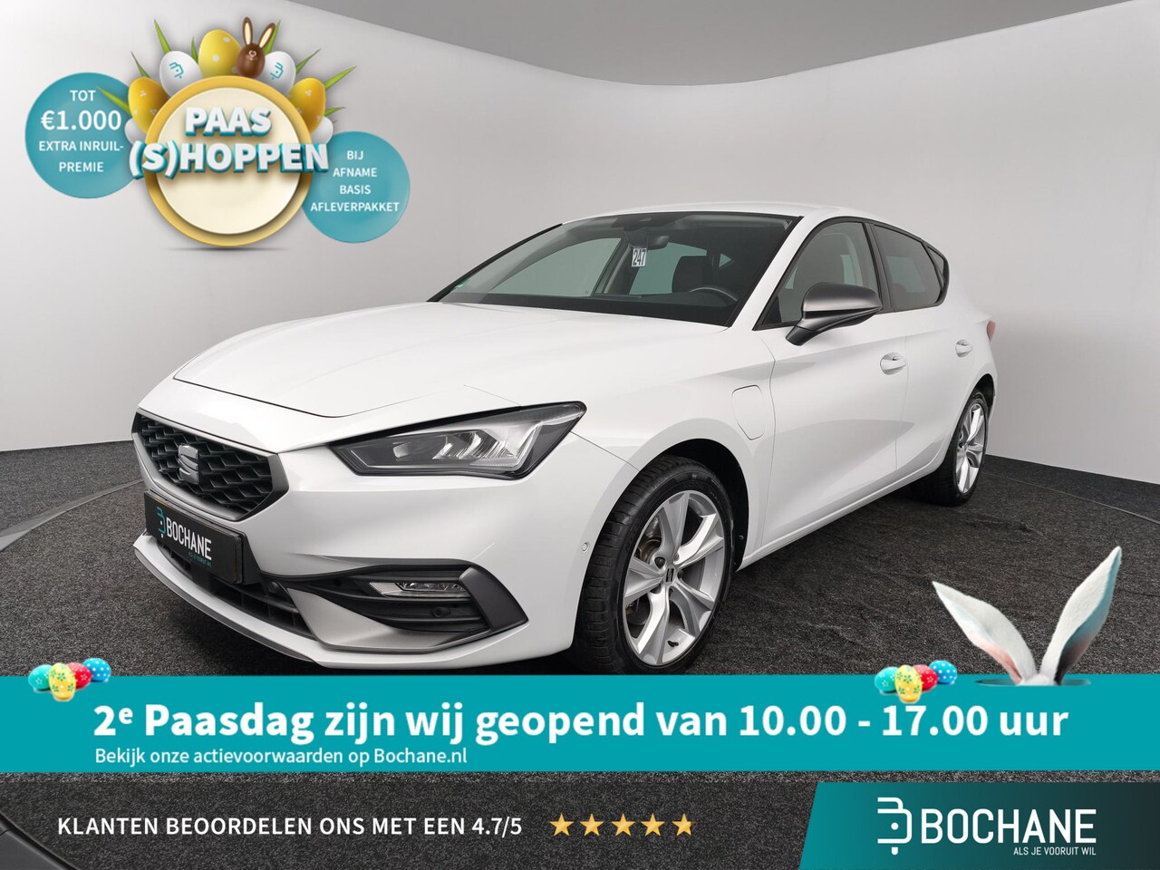 SEAT Leon - 1.4 TSI eHybrid PHEV FR Business Intense | Stoel en stuurverwarming | Parkeersensoren voor - AutoWereld.nl