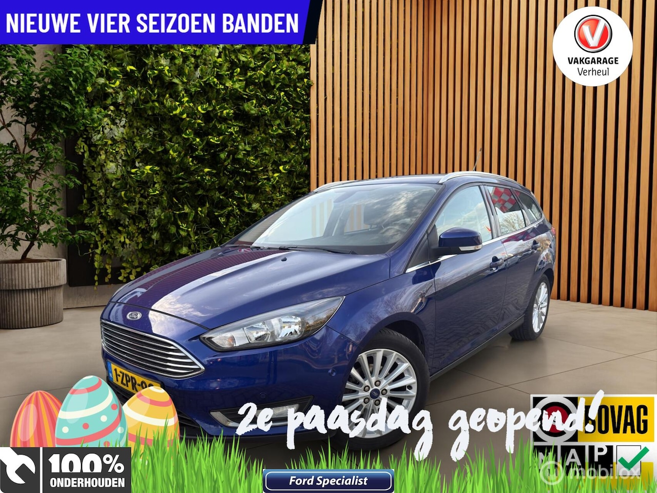 Ford Focus Wagon - 1.0 Titanium Edition|125Pk|Trekhaak|Navi - AutoWereld.nl