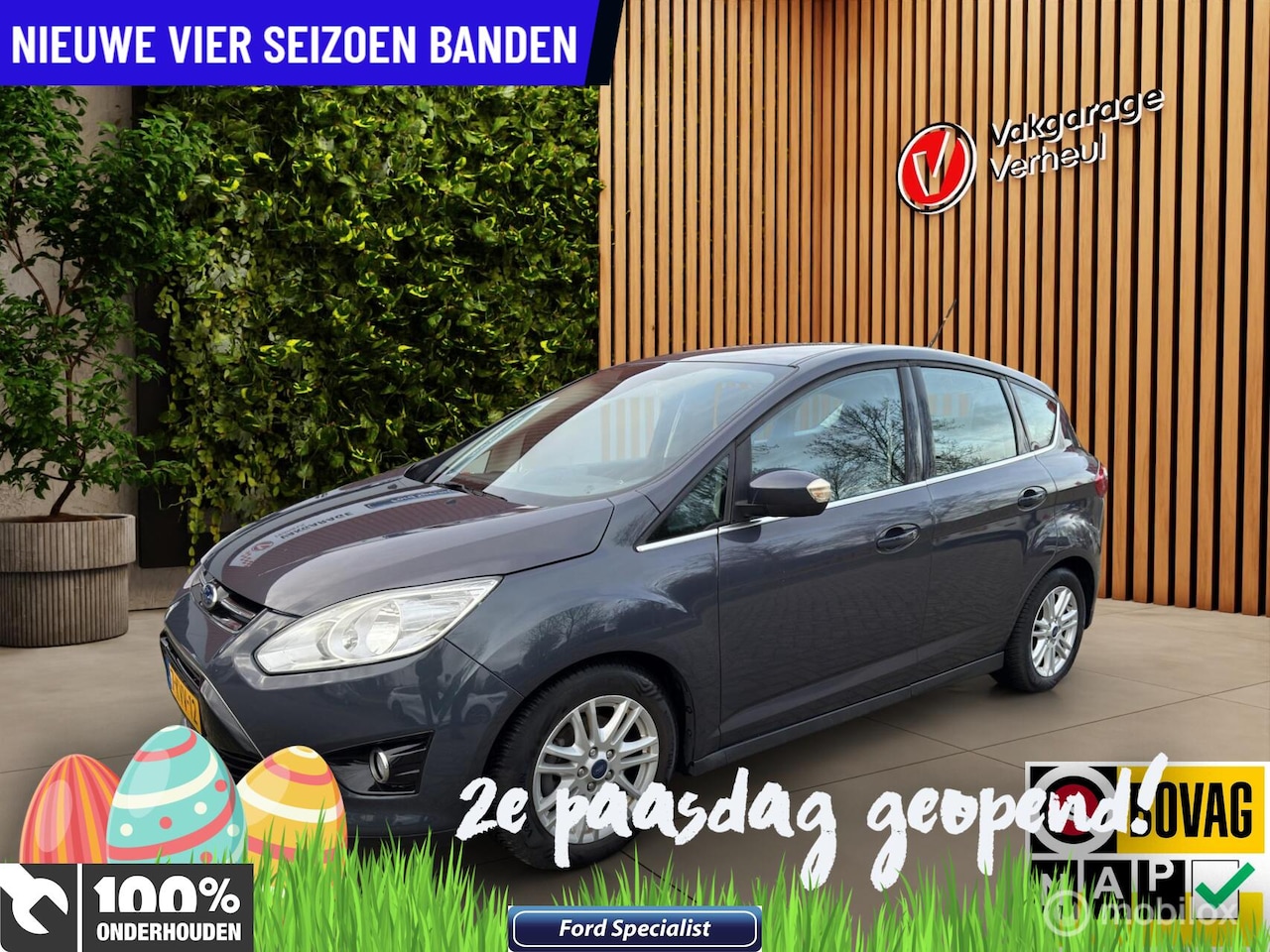 Ford C-Max - 1.0 Titanium|125Pk|Clima|Cruise|Boekjes|Nap - AutoWereld.nl