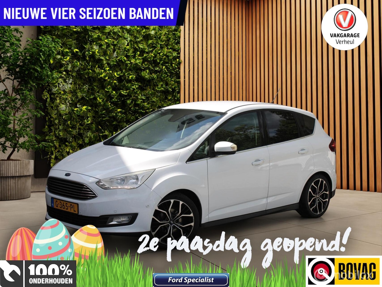 Ford C-Max - 1.0 Edition Plus|125Pk|Navi|Trekhaak|Boekjes - AutoWereld.nl
