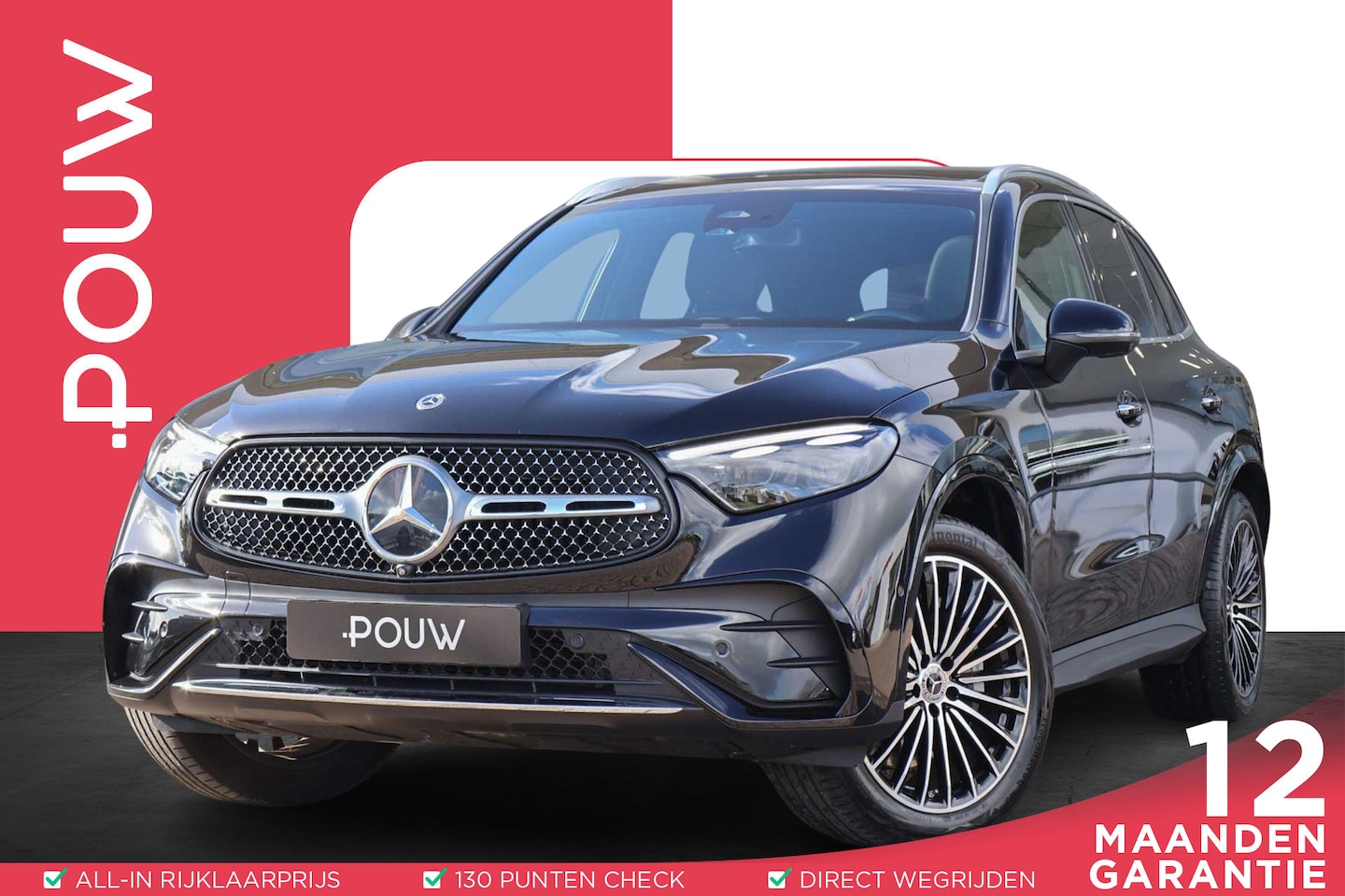 Mercedes-Benz GLC-klasse - 300e 313pk 4MATIC AMG Line | SoH 99% | Trekhaak | Panoramadak | Stoelmemory | 360 Camera | - AutoWereld.nl