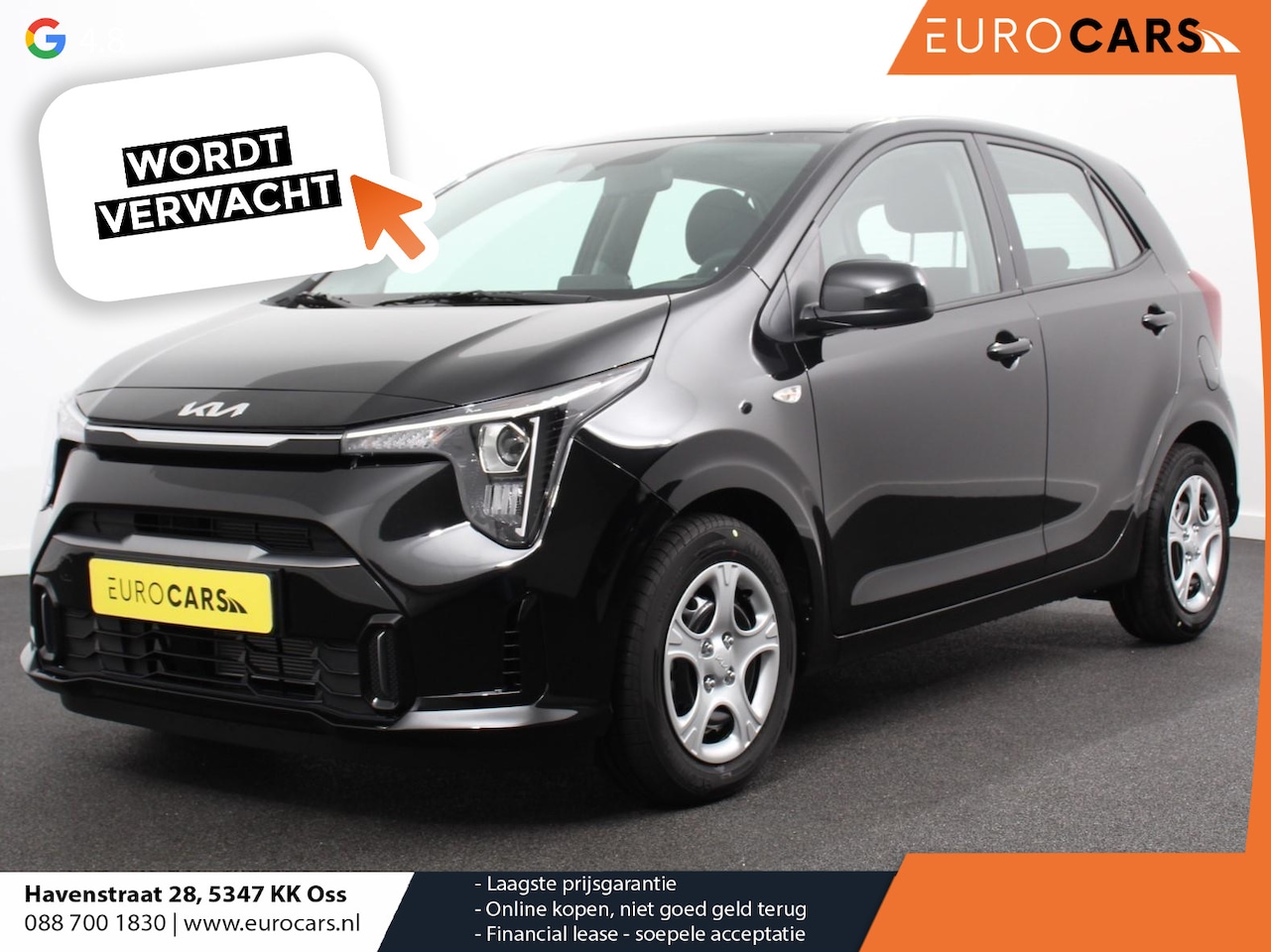 Kia Picanto - 1.0 DPI DynamicLine Automaat Navigatie Apple Carplay/Android auto Airco Camera DAB Bluetoo - AutoWereld.nl