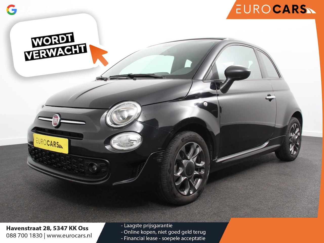 Fiat 500 C - 1.0 Hybrid Star Airco Cruise control Navigatie Parkeersensor achter Radio Apple Carplay/ A - AutoWereld.nl