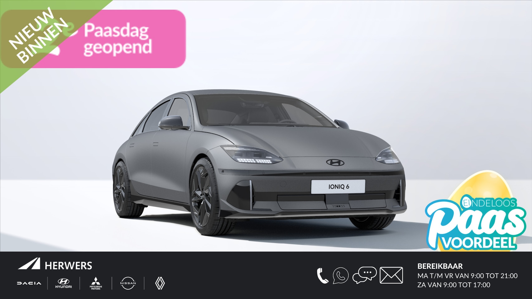 Hyundai IONIQ 6 - Business 77.4 kWh / € 9.000,- korting / € 38.999,- Rijklaarprijs / Nieuw direct uit voorra - AutoWereld.nl