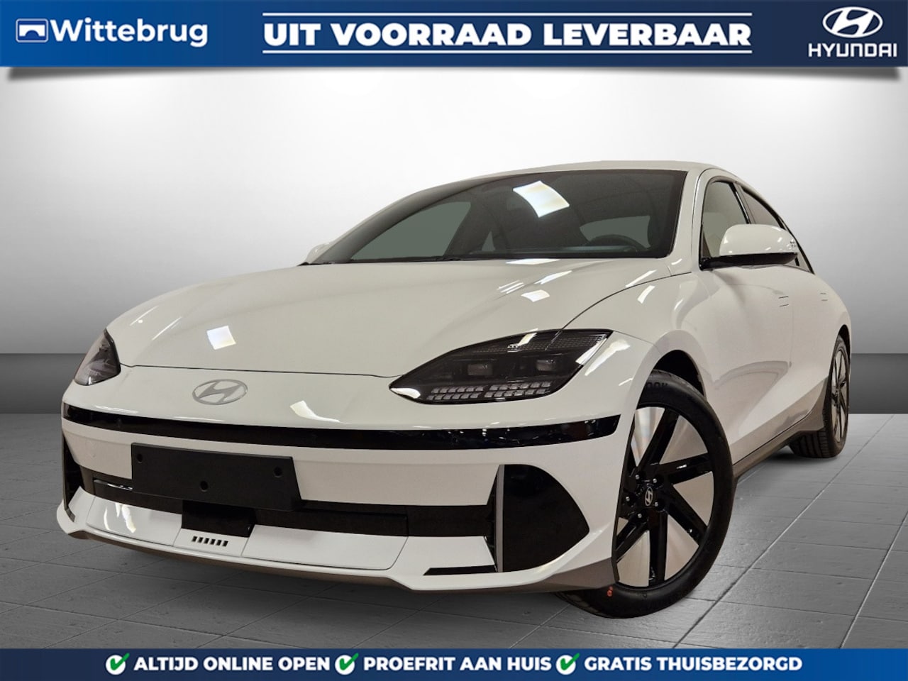Hyundai IONIQ 6 - Style 77.4 kWh Volledig Elektrisch Automaat met Navigatie en Climate Control - AutoWereld.nl