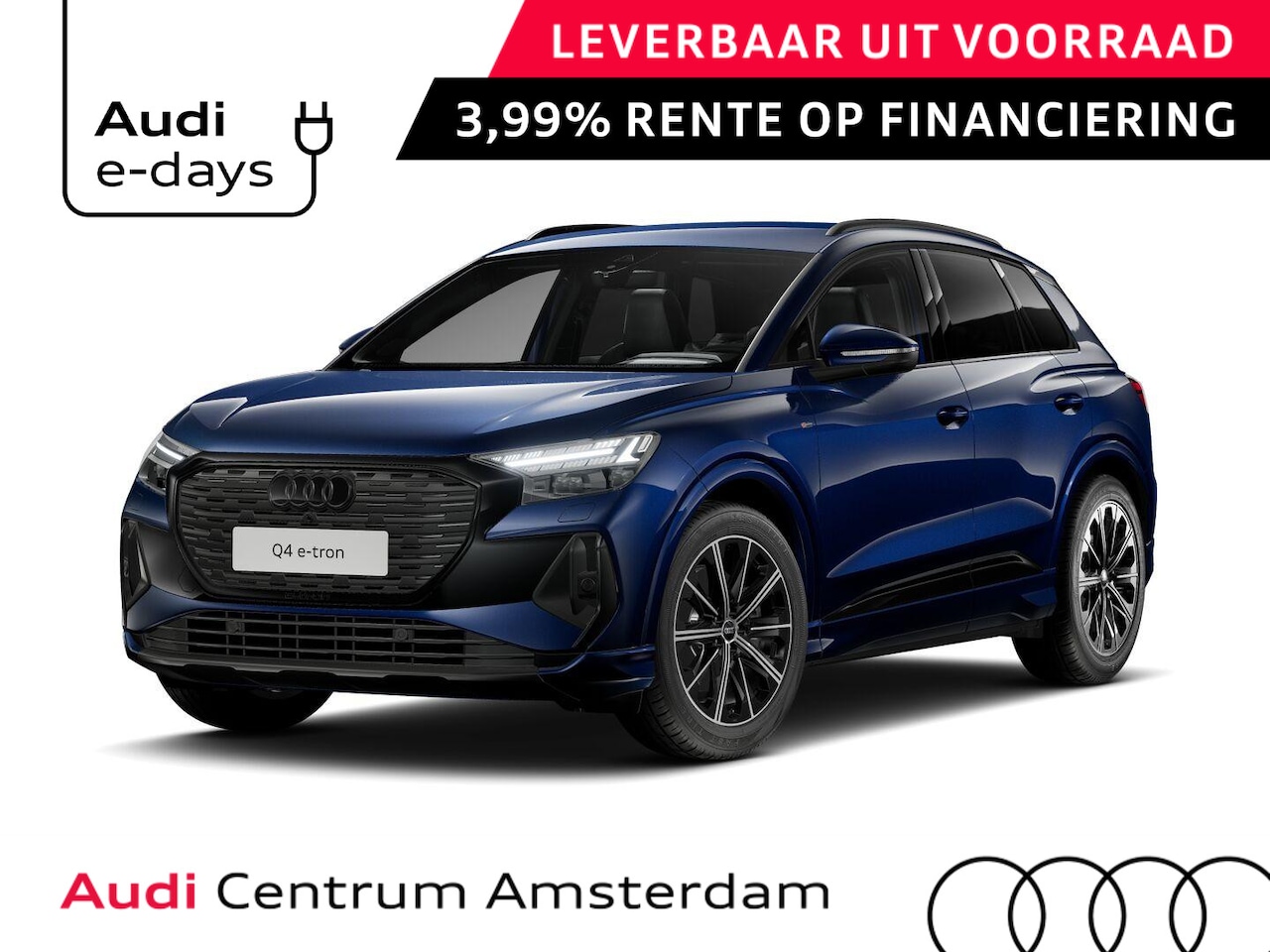 Audi Q4 e-tron - 45 S edition Competition 82 kWh 286 pk | Assistentiepakket plus | Trekhaak | Ambient licht - AutoWereld.nl
