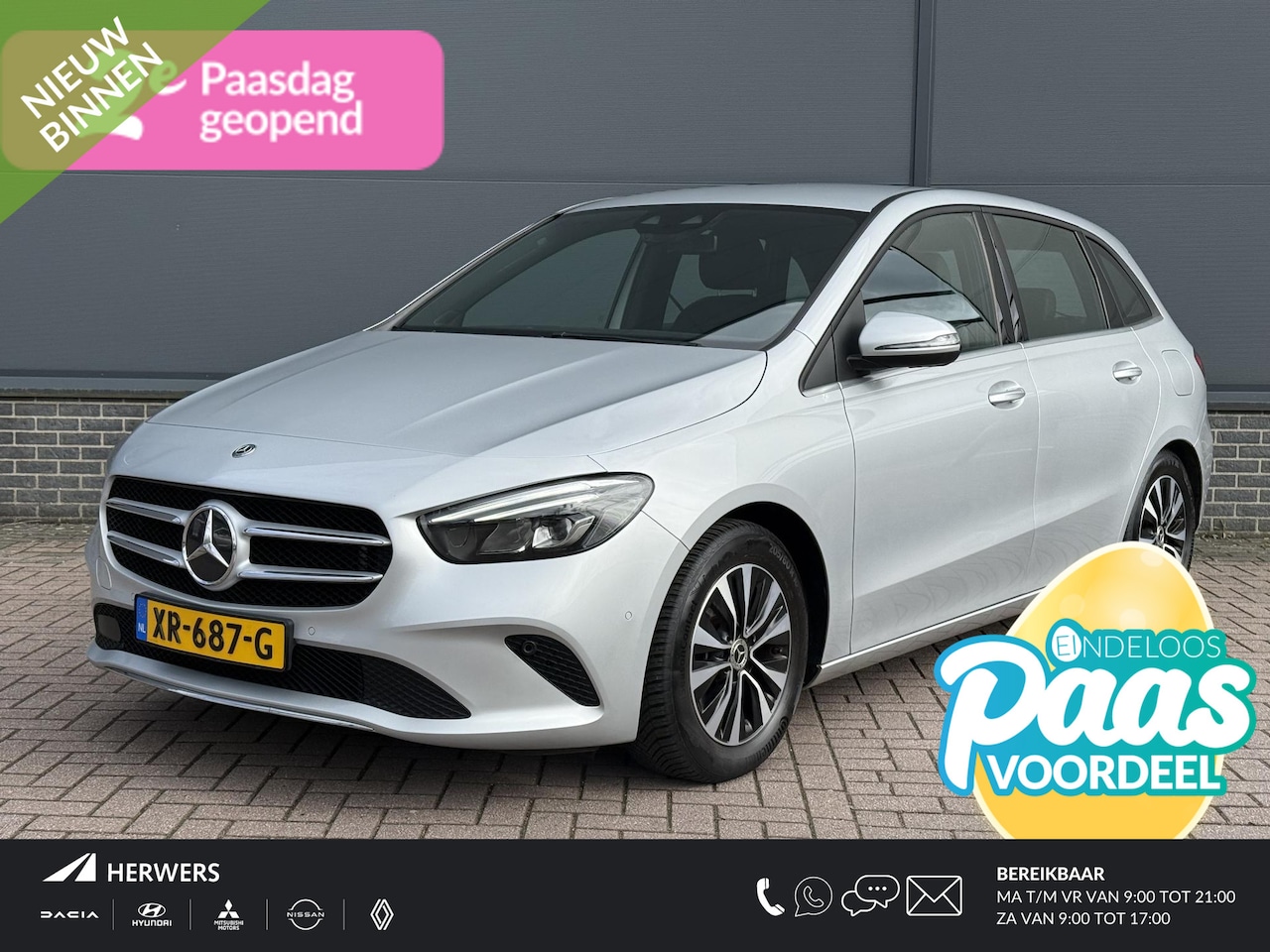 Mercedes-Benz B-klasse - 180 Business Solution Automaat / Dealer Onderhouden / Eerst Eigenaar / Navigatie + Apple C - AutoWereld.nl