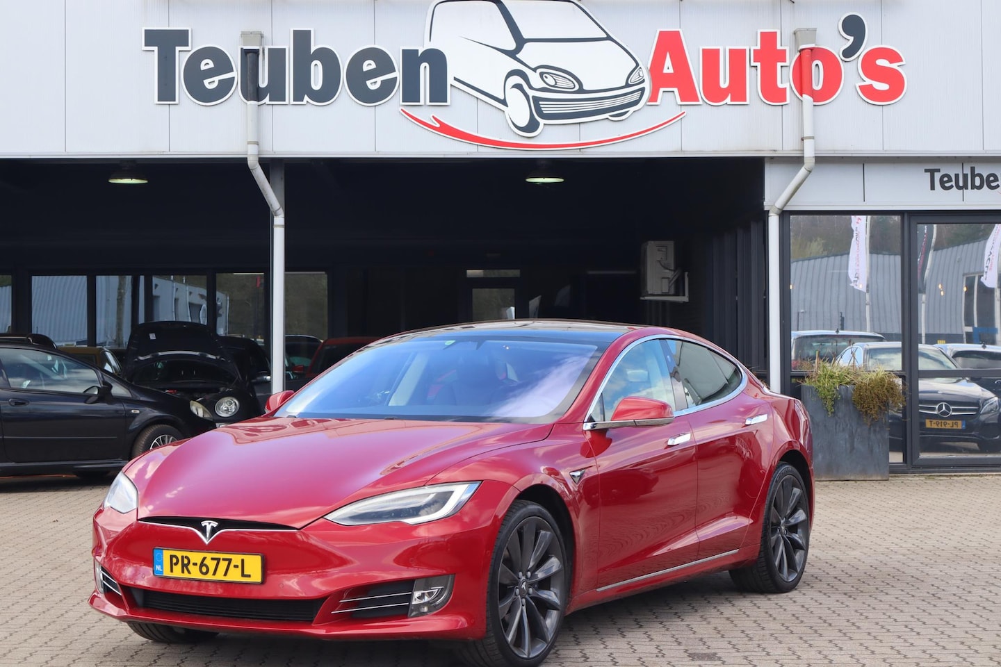 Tesla Model S - 100D Autopilot computer 2.0, Panoramadak, Cruise control, CCS- adapter is ingeschakeld, - AutoWereld.nl