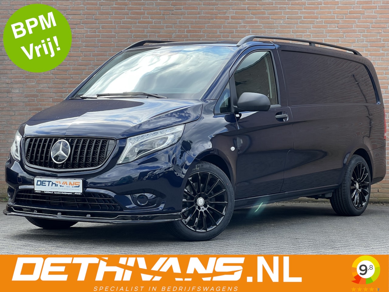 Mercedes-Benz Vito - 119CDI 190PK Lang / Automaat / 2500kg Trekhaak / LED / Euro6 - AutoWereld.nl