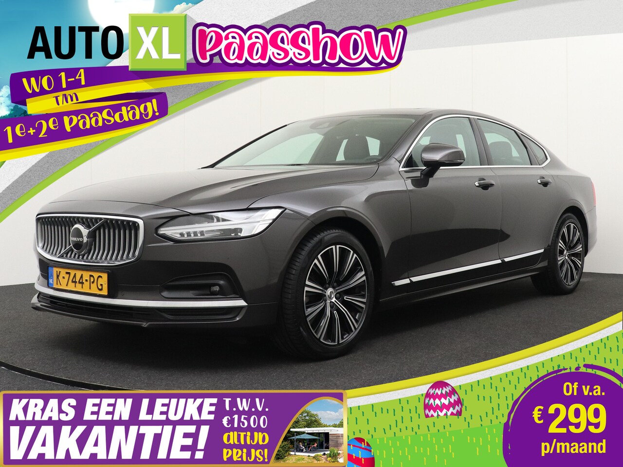 Volvo S90 - 2.0 198PK B4 Inscription Elektr. Trekhaak Pano-dak Adapt. Cruise - AutoWereld.nl