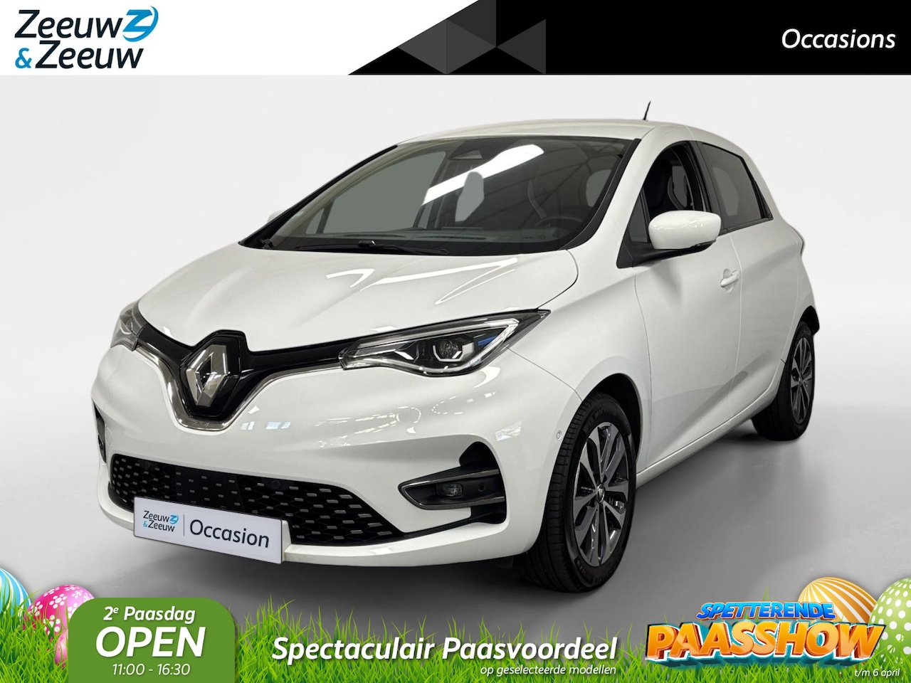 Renault Zoe - R135 Intens 52 kWh AUTOMAAT NAVI AIRCO CAMERA CRUISE CONTROLE CLIMA APPLE CARPLAY ANDROID - AutoWereld.nl