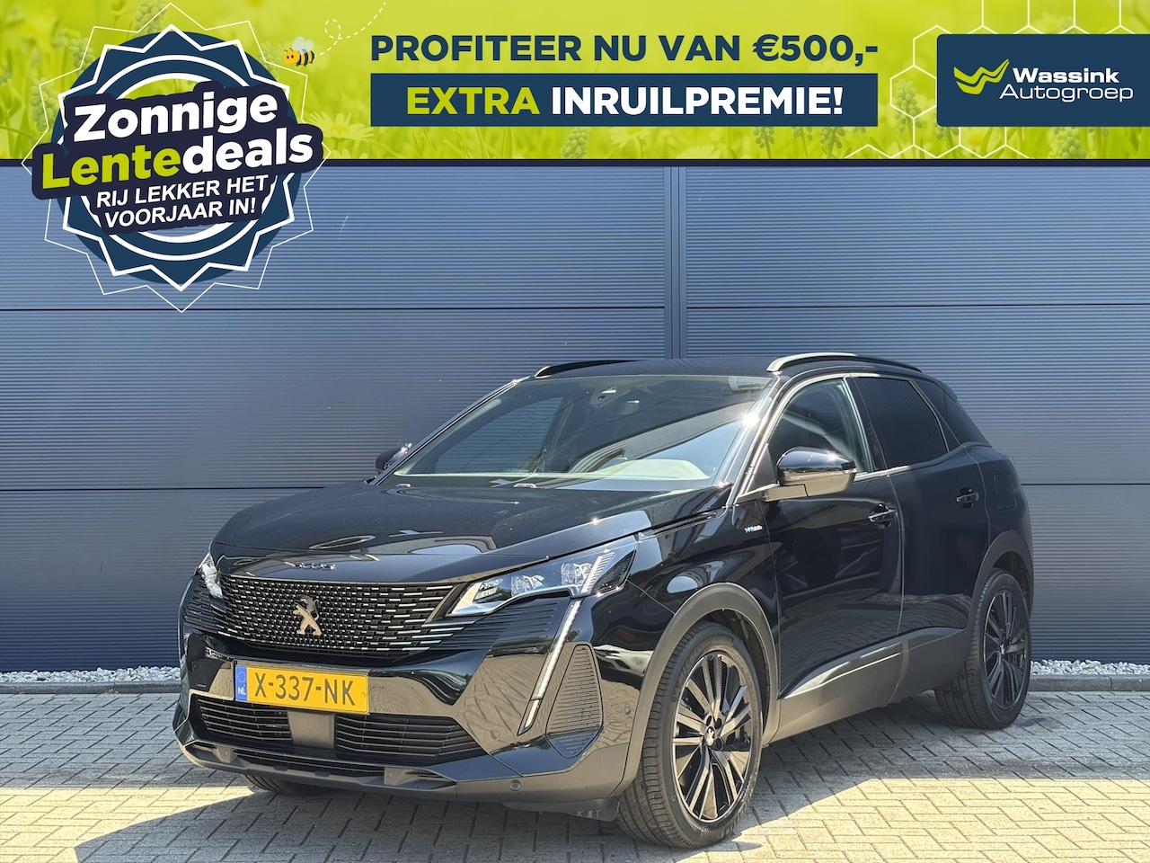 Peugeot 3008 - 1.6 Plug-in HYbrid 225pk e-EAT8 GT | LENTEDEALS | Black Pack | Camera | Zeer lage kmstand! - AutoWereld.nl