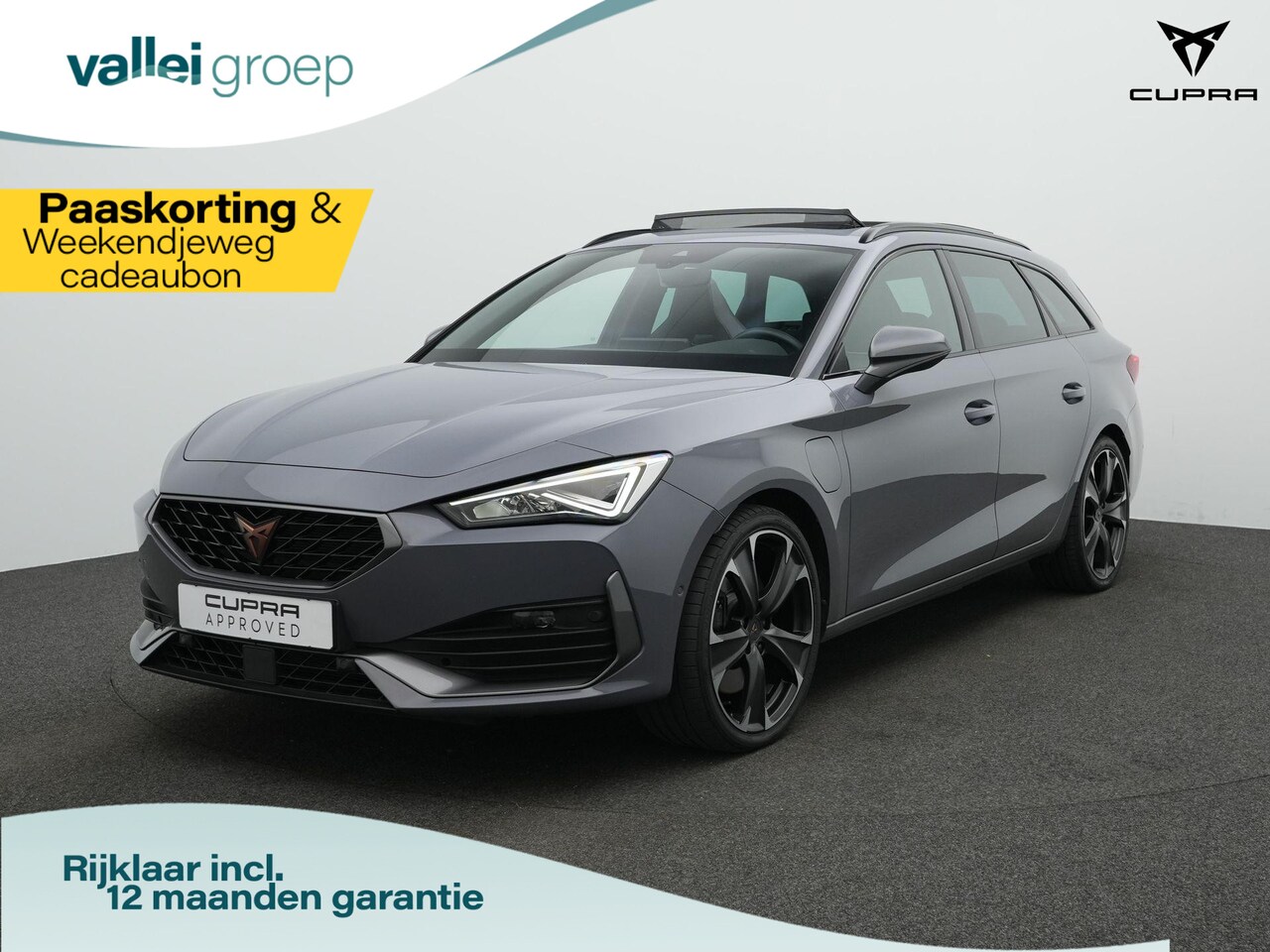 CUPRA Leon Sportstourer - 1.4 e-Hybrid 245 pk DSG VZ CUP | Panoramadak | Adaptief onderstel | Stuur-/stoelverwarming - AutoWereld.nl