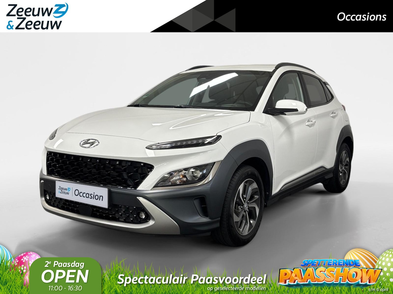 Hyundai Kona - 1.6 GDI HEV Fashion AUTOMAAT NAVI AIRCO CAMERA ADAPTIEVE CRUISE CONTROLE HOGE INSTAP APPLE - AutoWereld.nl