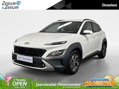 Hyundai Kona - 1.6 GDI HEV Fashion AUTOMAAT NAVI AIRCO CAMERA ADAPTIEVE CRUISE CONTROLE HOGE INSTAP APPLE