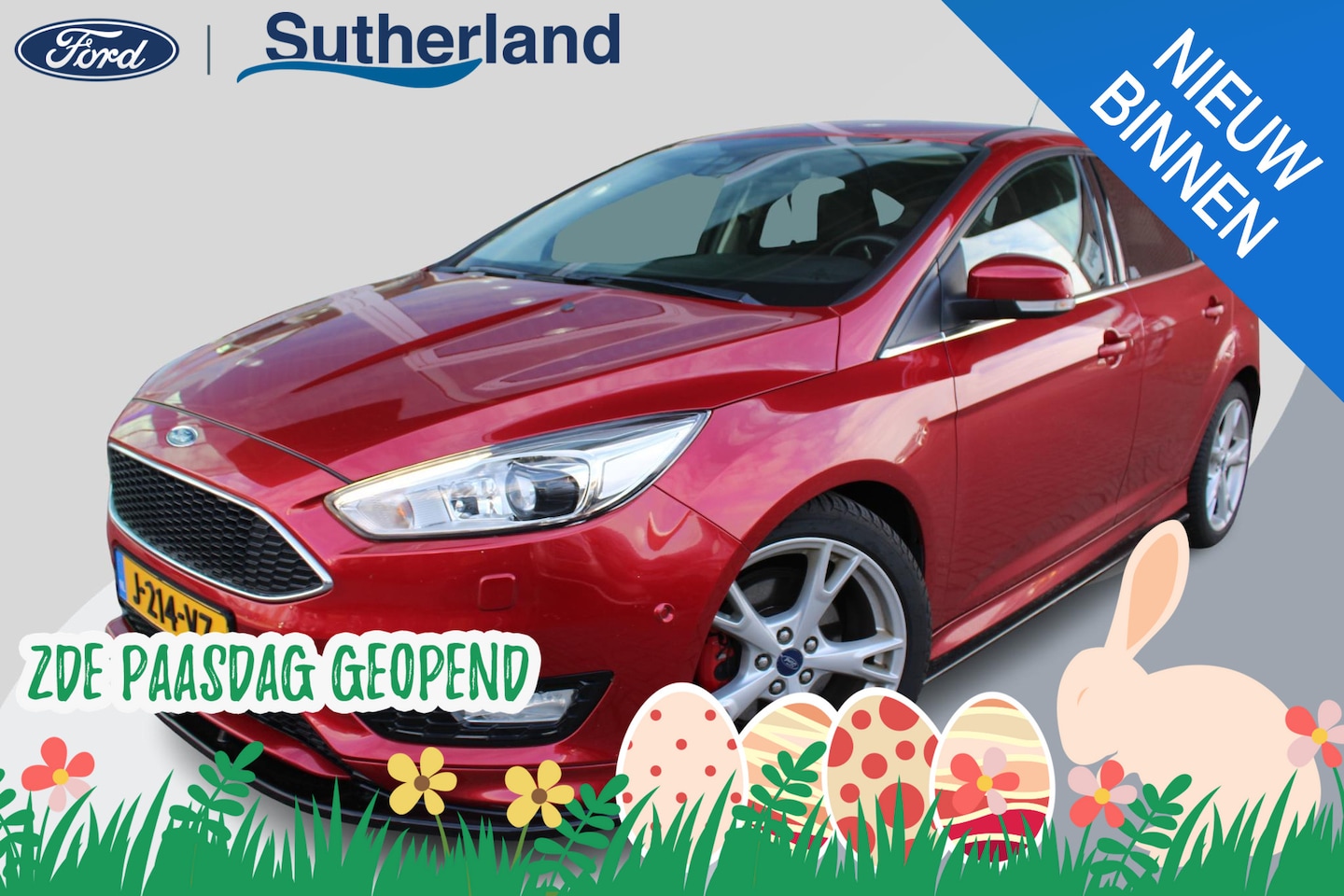 Ford Focus - 1.5 EcoBoost 150 PK Titanium | Winterpack | Xenon | Navigatie | Half leder | BLIS | Climat - AutoWereld.nl