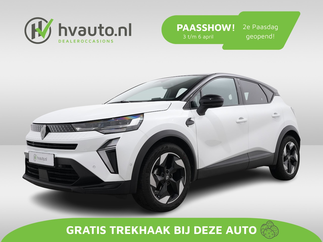 Renault Captur - 1.3 MILD HYBRID 140PK TECHNO | Trekhaak | Two Tone | Adaptive Cruise | Winterpakket - AutoWereld.nl