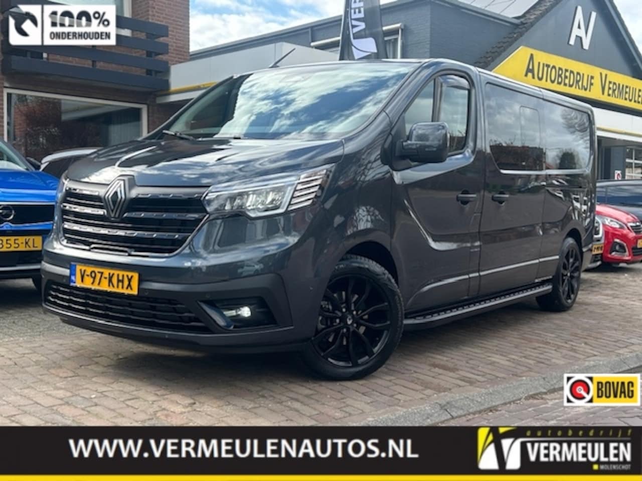 Renault Trafic - 2.0 Blue dCi 170PK EDC L2H1 Dubbele Cabine Dynamic Automaat + 18"/ Navi/ Clima/ Cruise/ Le - AutoWereld.nl