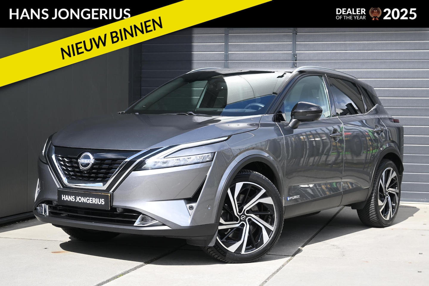 Nissan Qashqai - 1.5 e-Power Tekna Plus | 360 CAMERA | PANORAMADAK | LEDER | STUUR/STOELVERWARMING | NAVI | - AutoWereld.nl