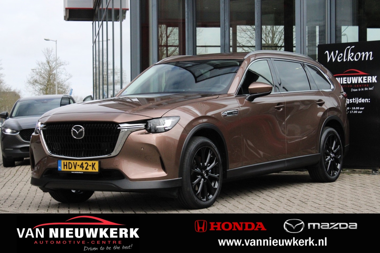 Mazda CX-80 - 2.5 e-Skyactiv PHEV 327pk AWD Automaat Exclusive-Line Comfort Pack 7 Persoons | Leer | Bli - AutoWereld.nl