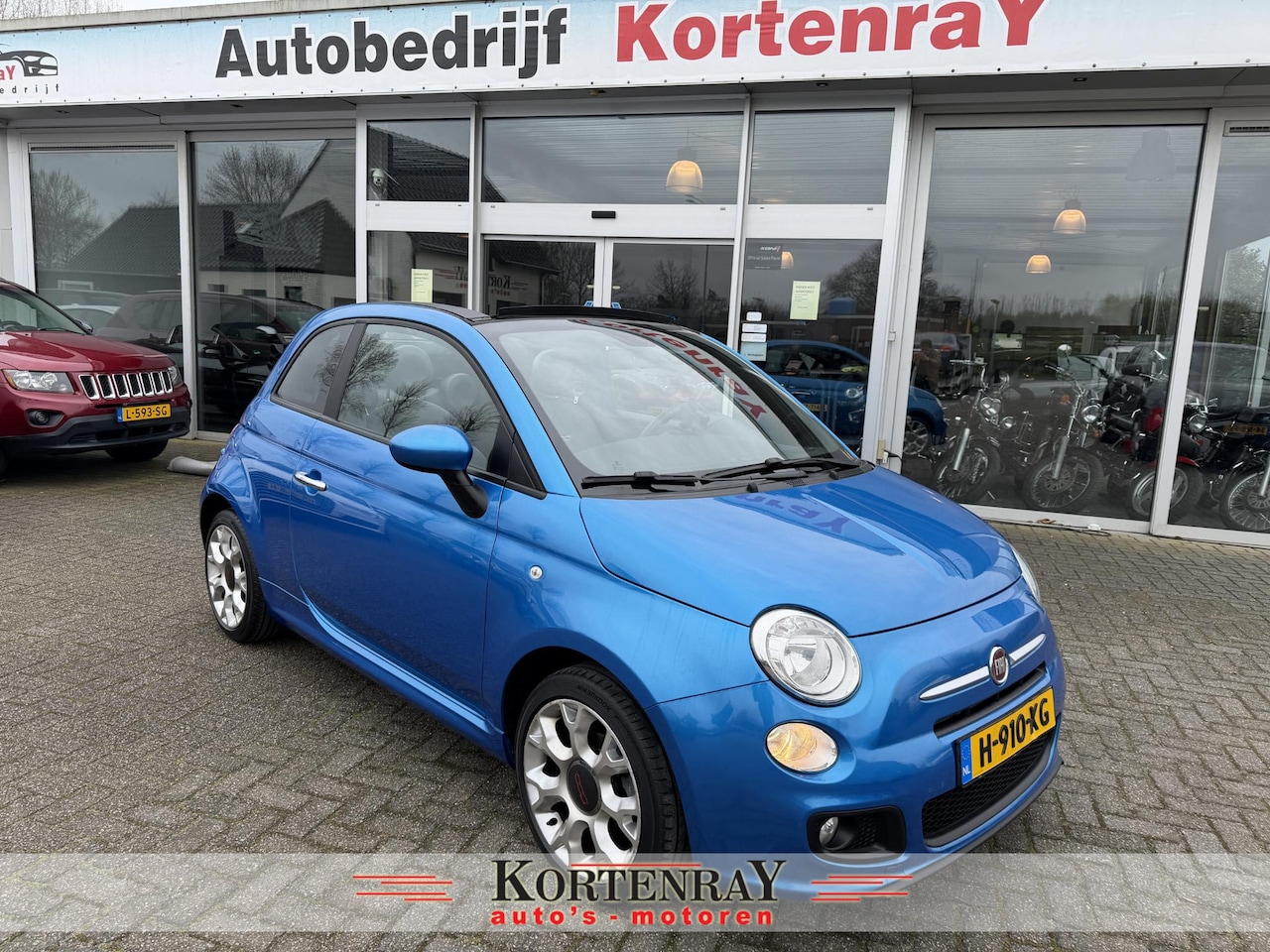 Fiat 500 C - 1.2 Cabrio,Airco,Bluetooth,Pdc, Sport interieur, Enz!! - AutoWereld.nl
