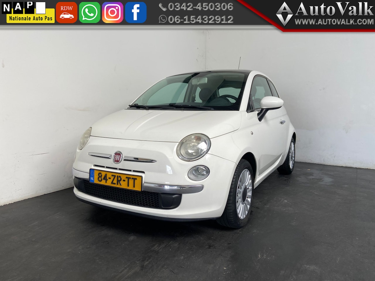 Fiat 500 - 1.2 Lounge Airco. Elek. Pakket! - AutoWereld.nl