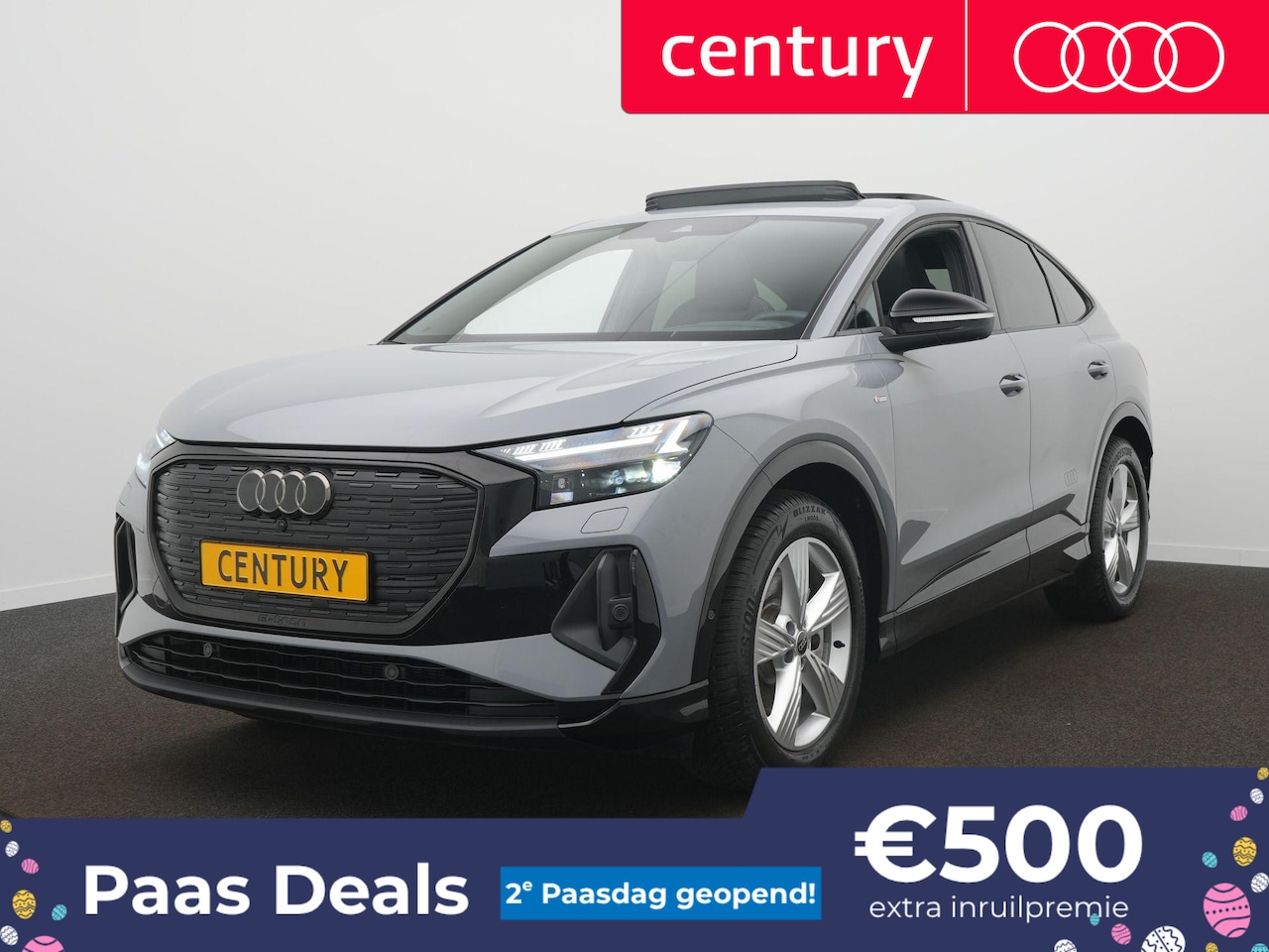 Audi Q4 Sportback e-tron - 45 quattro S Edition 82 kWh S Line | HUD | 360 gr. camera | panoramadak | 21" - AutoWereld.nl