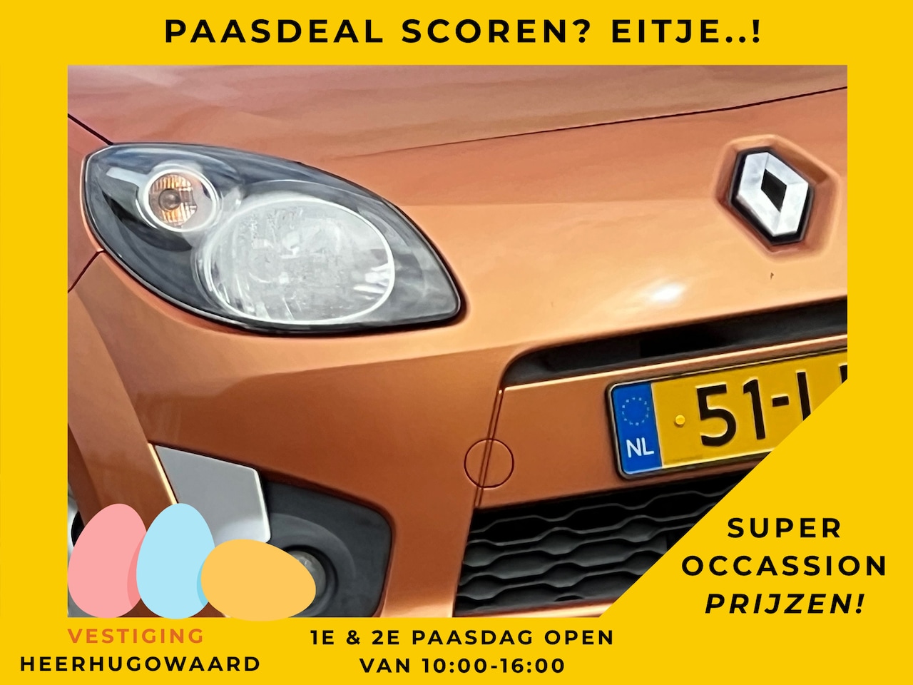 Renault Twingo - 1.2-16V Authentique Sport - T.S. ORANGE R.T.T - Airco/Lichtmetaal - Uber netjes - AutoWereld.nl