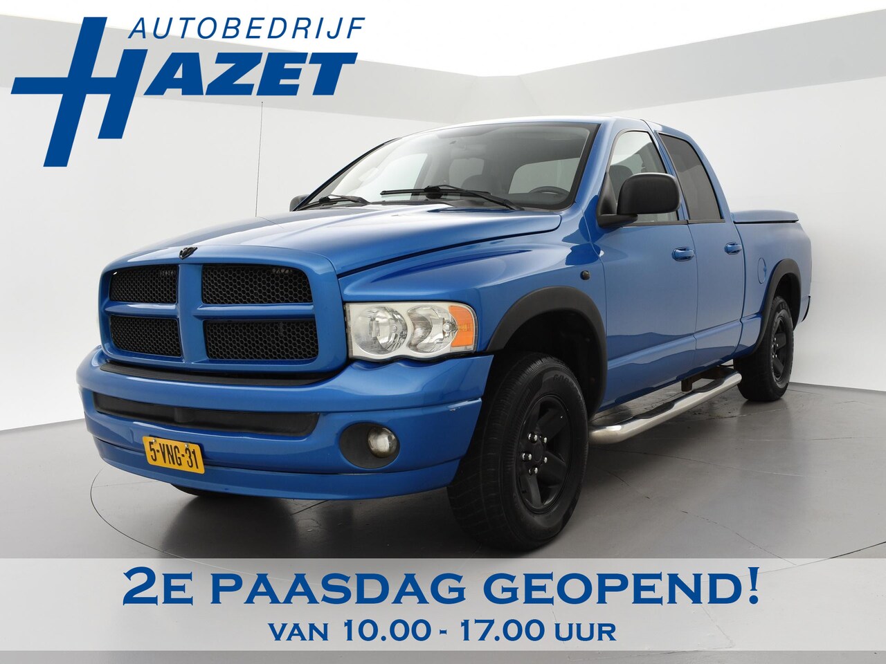 Dodge Ram Pick Up - 5.7 V8 HEMI LPG-G3 DUBBEL CABINE 6-PERS. + LEDER | INFINITY AUDIO | UITLAAT KLEPPEN - AutoWereld.nl