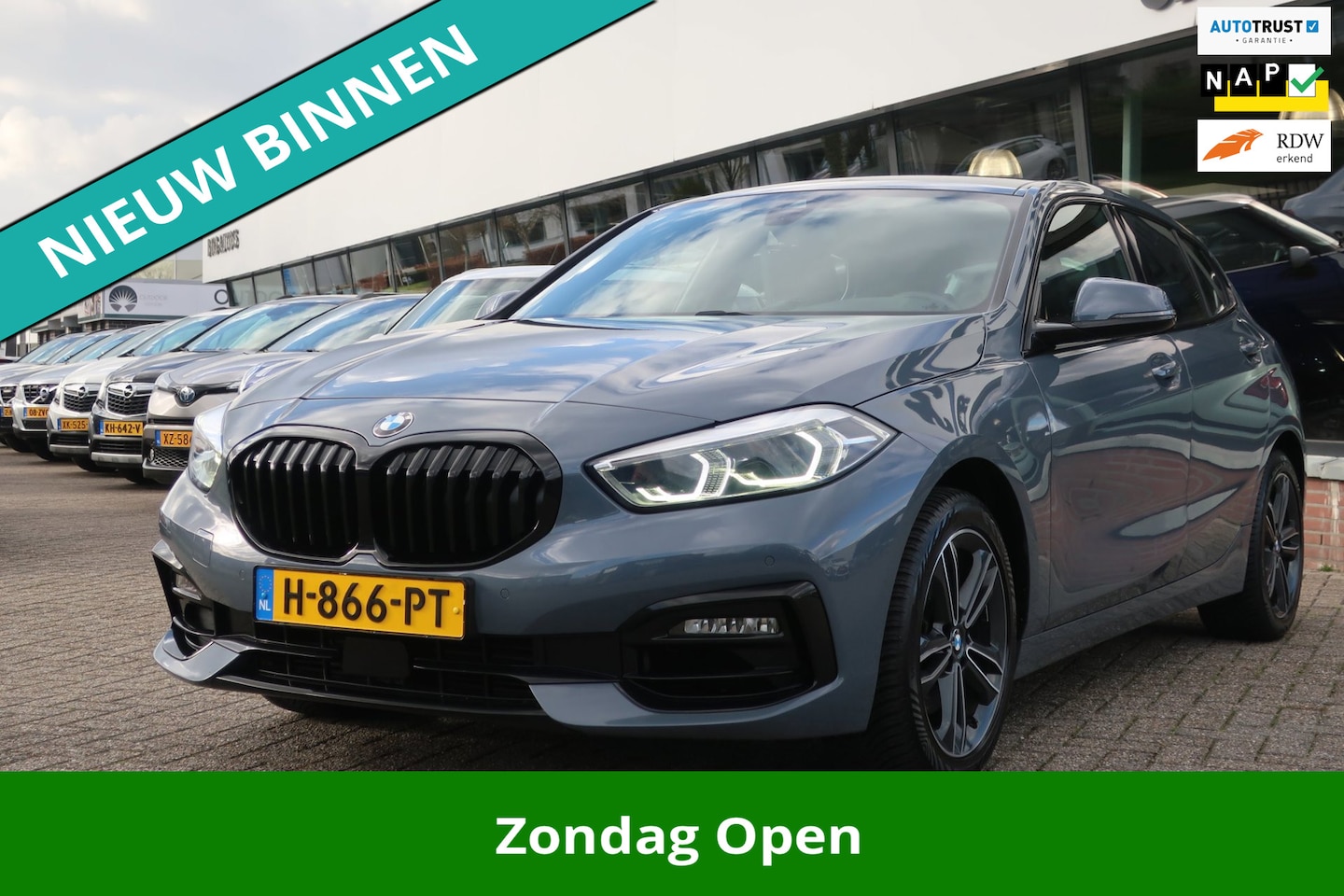 BMW 1-serie - 118i Executive Edition 2e EIG_LED_NAVI_PDC V+A_NL-AUTO_NAP. - AutoWereld.nl
