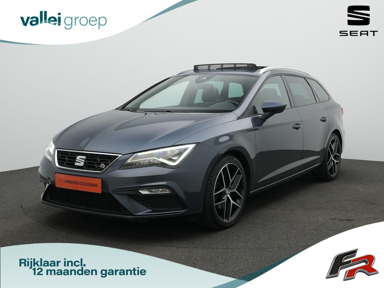 SEAT Leon ST - 1.5 TSI 150 pk DSG FR Business Intense | Panoramadak | Leder/alcantara | Achteruitrijcamer - AutoWereld.nl