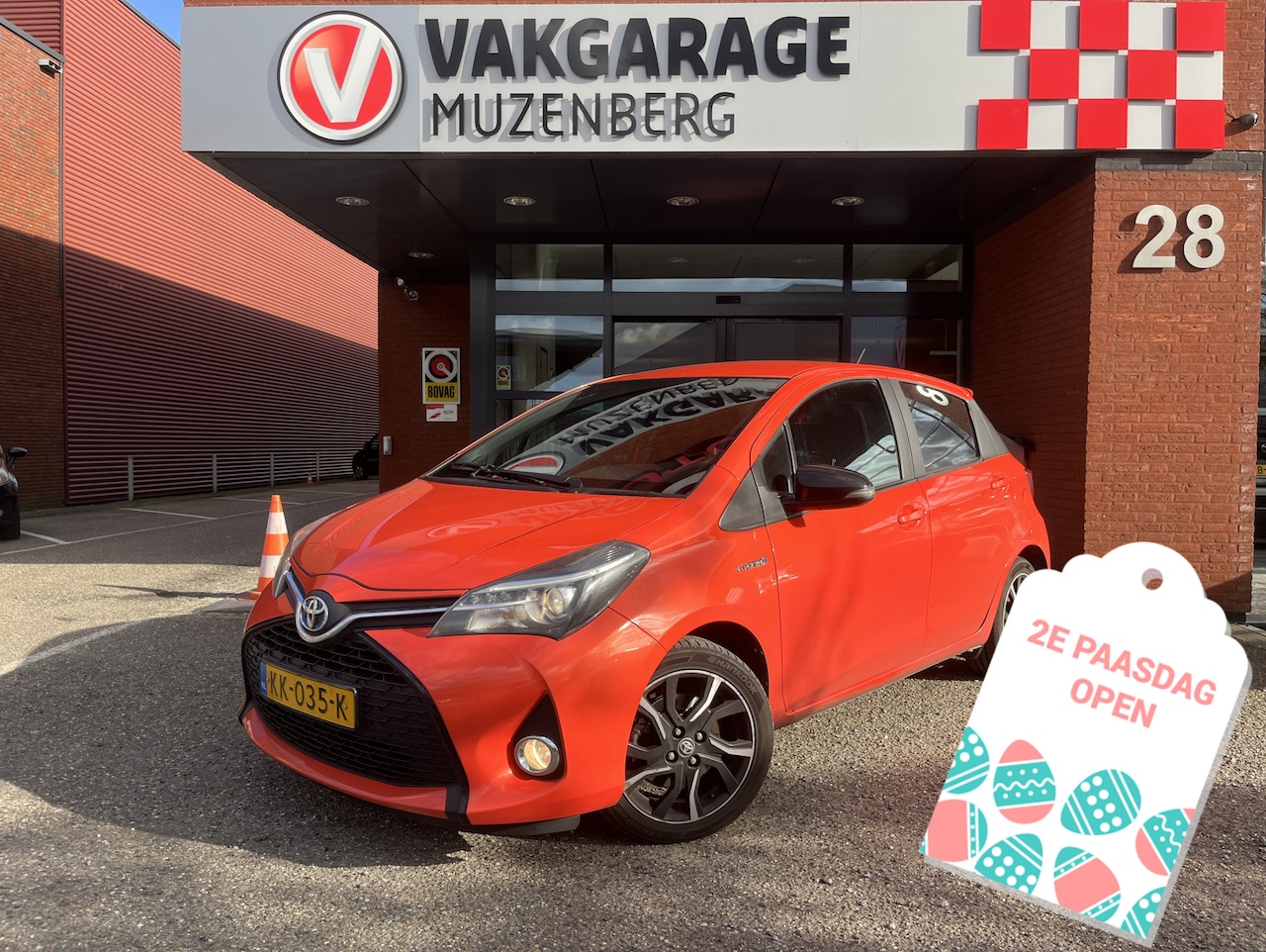 Toyota Yaris - 1.5 Hybrid Orange Sport // LED // NAVI // CLIMA // CRUISE // BLUETOOTH // - AutoWereld.nl