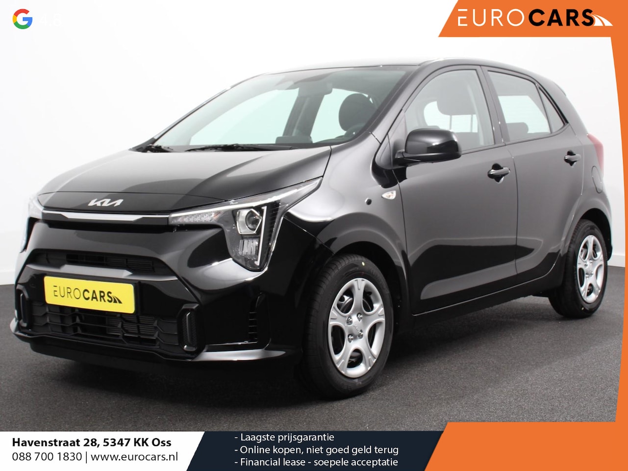 Kia Picanto - 1.0 DPI DynamicLine Automaat Navigatie Apple Carplay/Android auto Airco Camera DAB Bluetoo - AutoWereld.nl