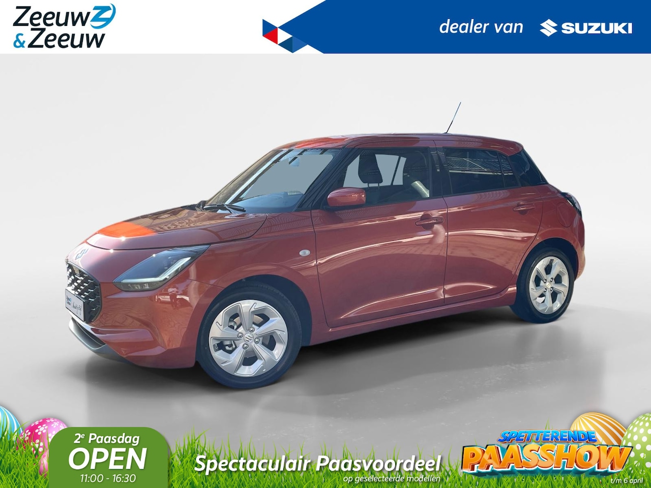 Suzuki Swift - 1.2 Select Smart Hybrid | 1.600 Euro Korting |16" lichtmetalen velgen | Apple CarPlay® & A - AutoWereld.nl