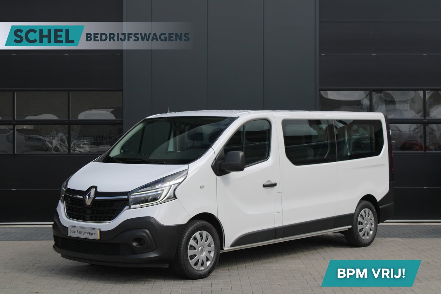 Renault Trafic Passenger - 2.0 dCi 120 Grand Life 120pk 9 Zits - Prijs excl. BTW - Airco - Cruise - LED - Navi - Blue - AutoWereld.nl
