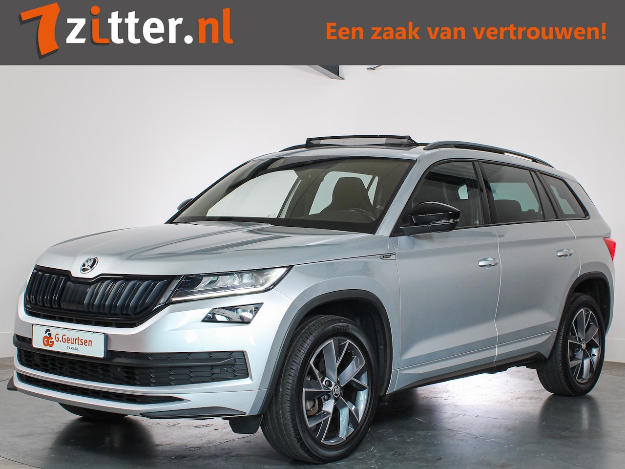 Skoda Kodiaq - 1.5 TSI Sportline Business 7-Persoons Panoramadak, Sportstoelen, Memory, Camera, ACC, Cant - AutoWereld.nl