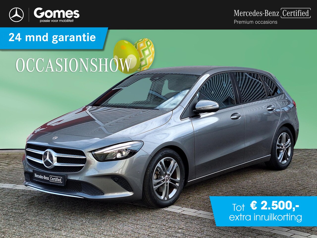 Mercedes-Benz B-klasse - 160 Advantage | Achteruitrijcamera | Spoorassistent | LED verlichting | Elektrische achter - AutoWereld.nl