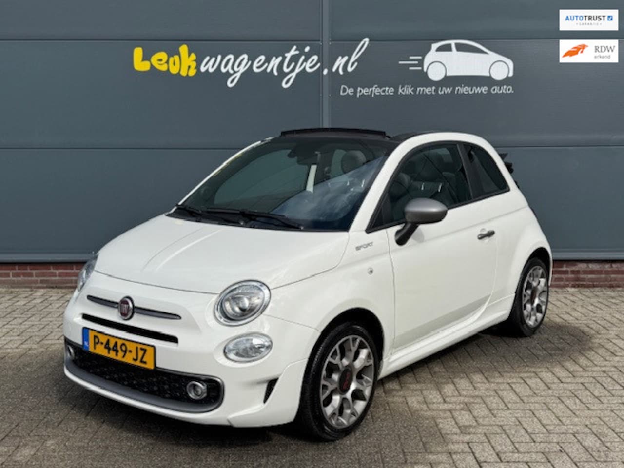 Fiat 500 C - 1.0 Hybrid Sport Cabrio *carplay *climate *cruise - AutoWereld.nl