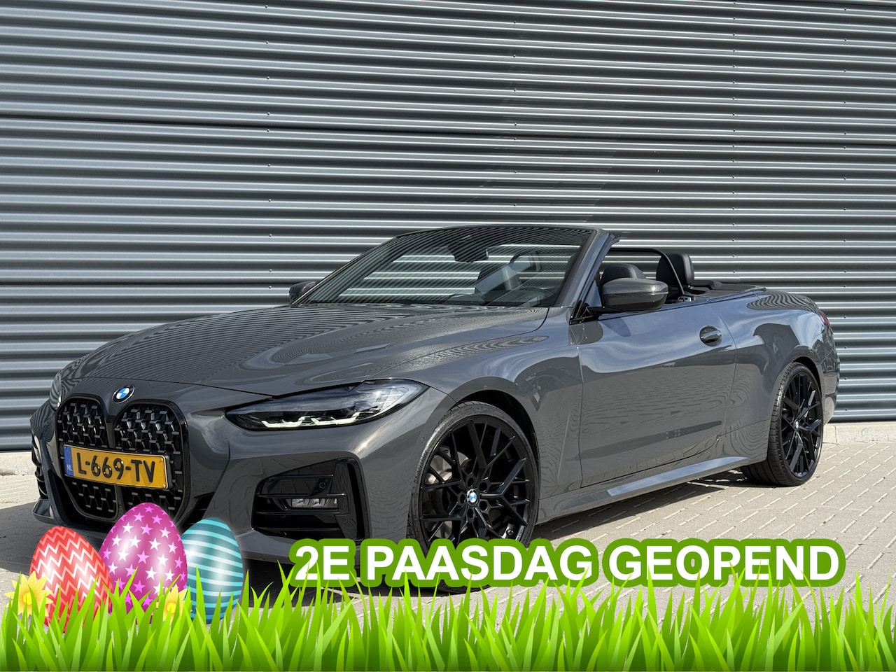 BMW 4-serie Cabrio - 420i M-Sport Dravit Grijs/Nekverwarmer/camera/20inch - AutoWereld.nl