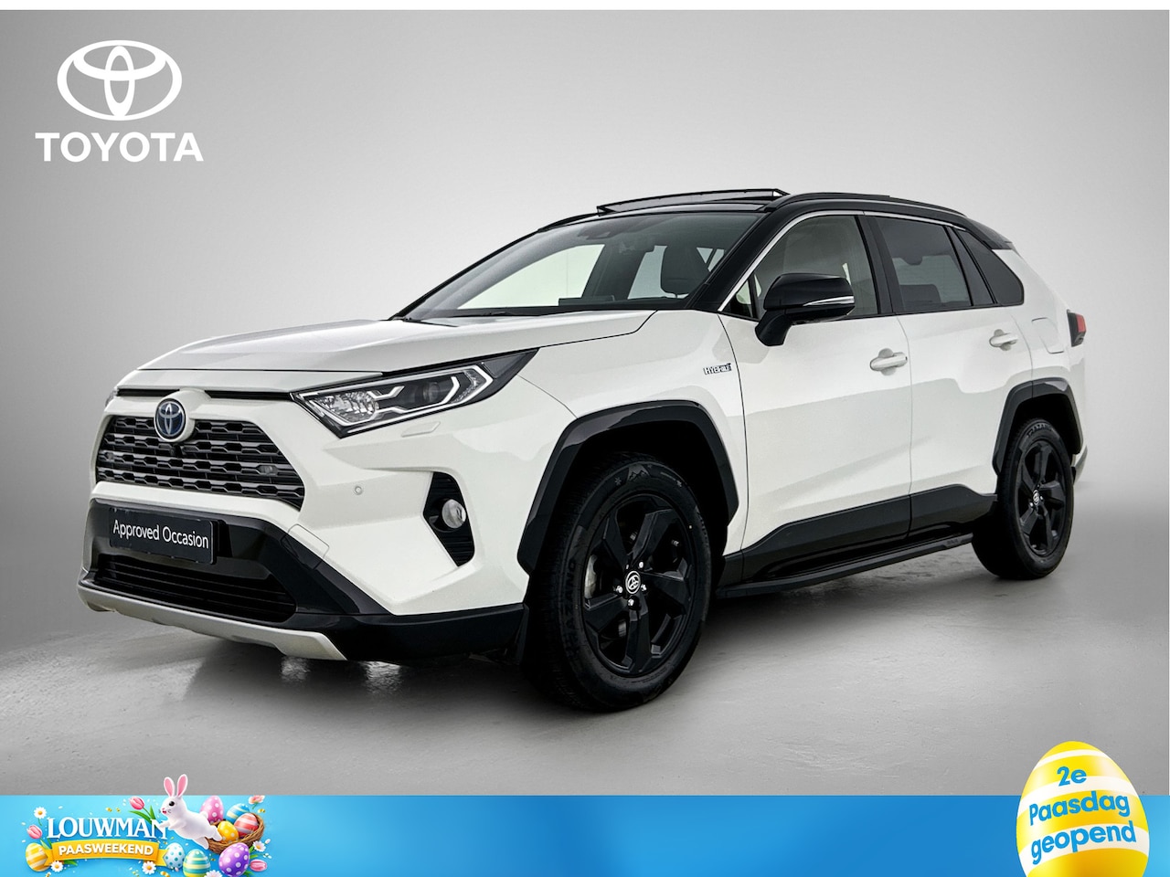 Toyota RAV4 - 2.5 Hybrid Bi-Tone Panoramisch glazen dak | BEARLOCK | Dealer Onderhouden | Stoel + Stuurv - AutoWereld.nl