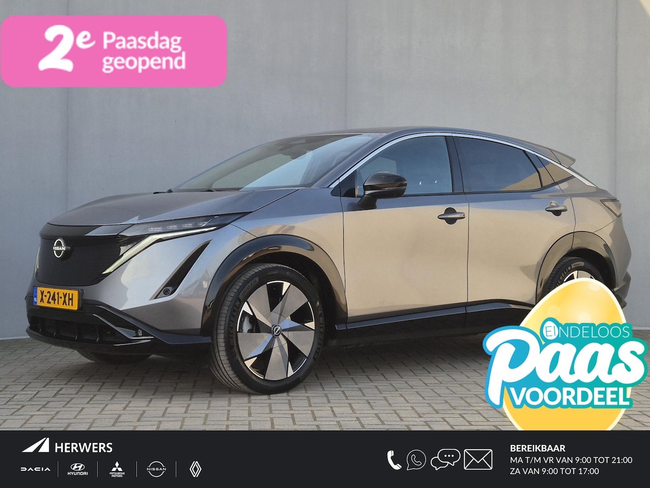Nissan Ariya - Advance 66 kWh Automaat / Accu SOH 99% / Fabrieksgarantie tot 02-2027 / CCS snelladen / El - AutoWereld.nl