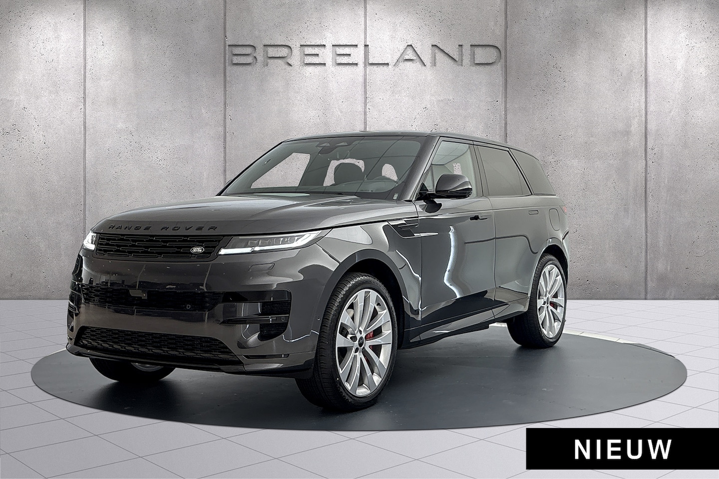 Land Rover Range Rover Sport - 3.0 P460e Dynamic HSE PHEV PANORAMADAK | BLACK PACK | 23 inch Silver Carpathian Grey / Ebo - AutoWereld.nl
