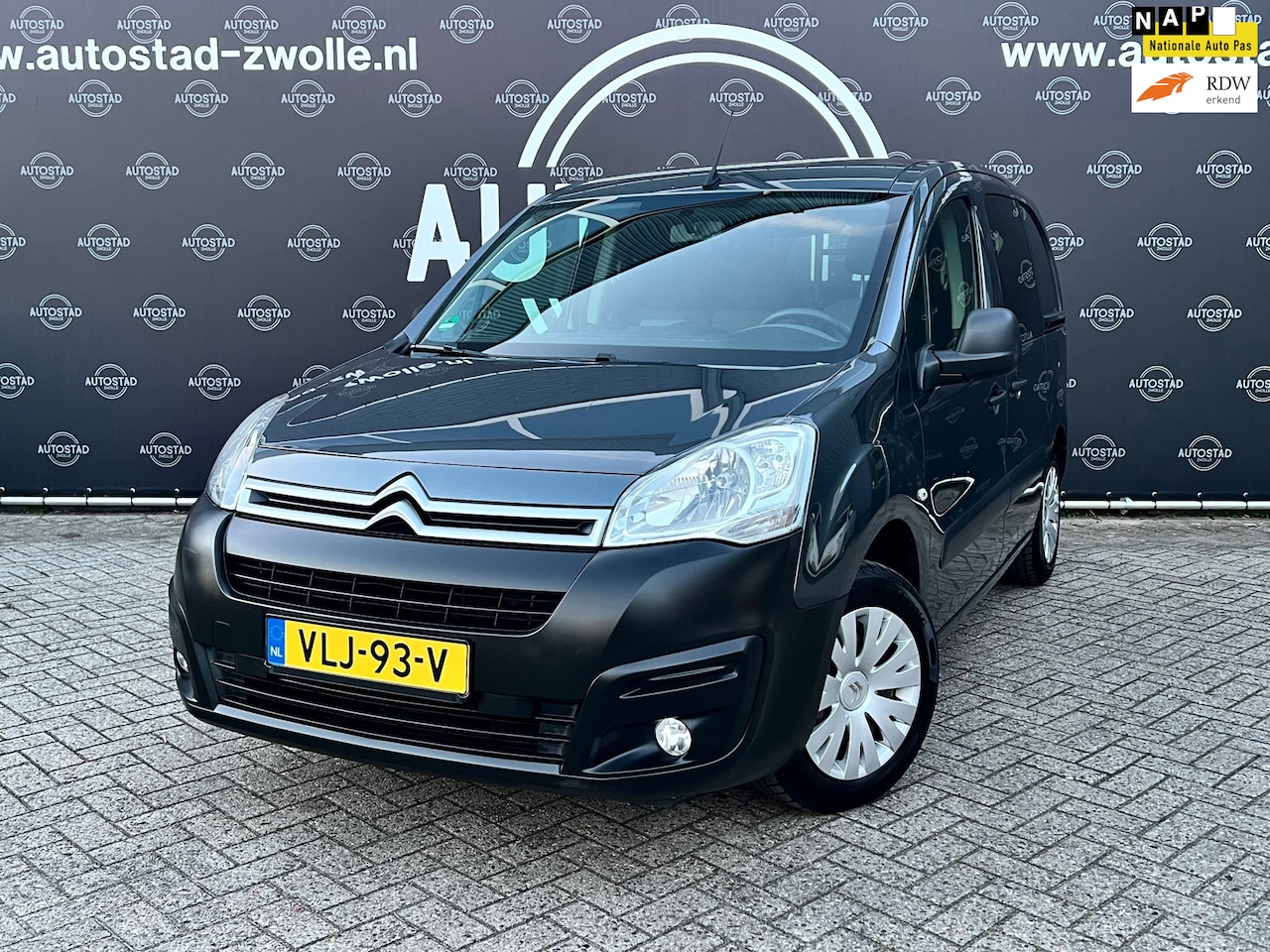 Citroën Berlingo - 1.6 BlueHDI 100 Business Economy S&S MARGE Automaat/3 Zit/3 Pers/Dubbel Cabine/Dubbele Sch - AutoWereld.nl