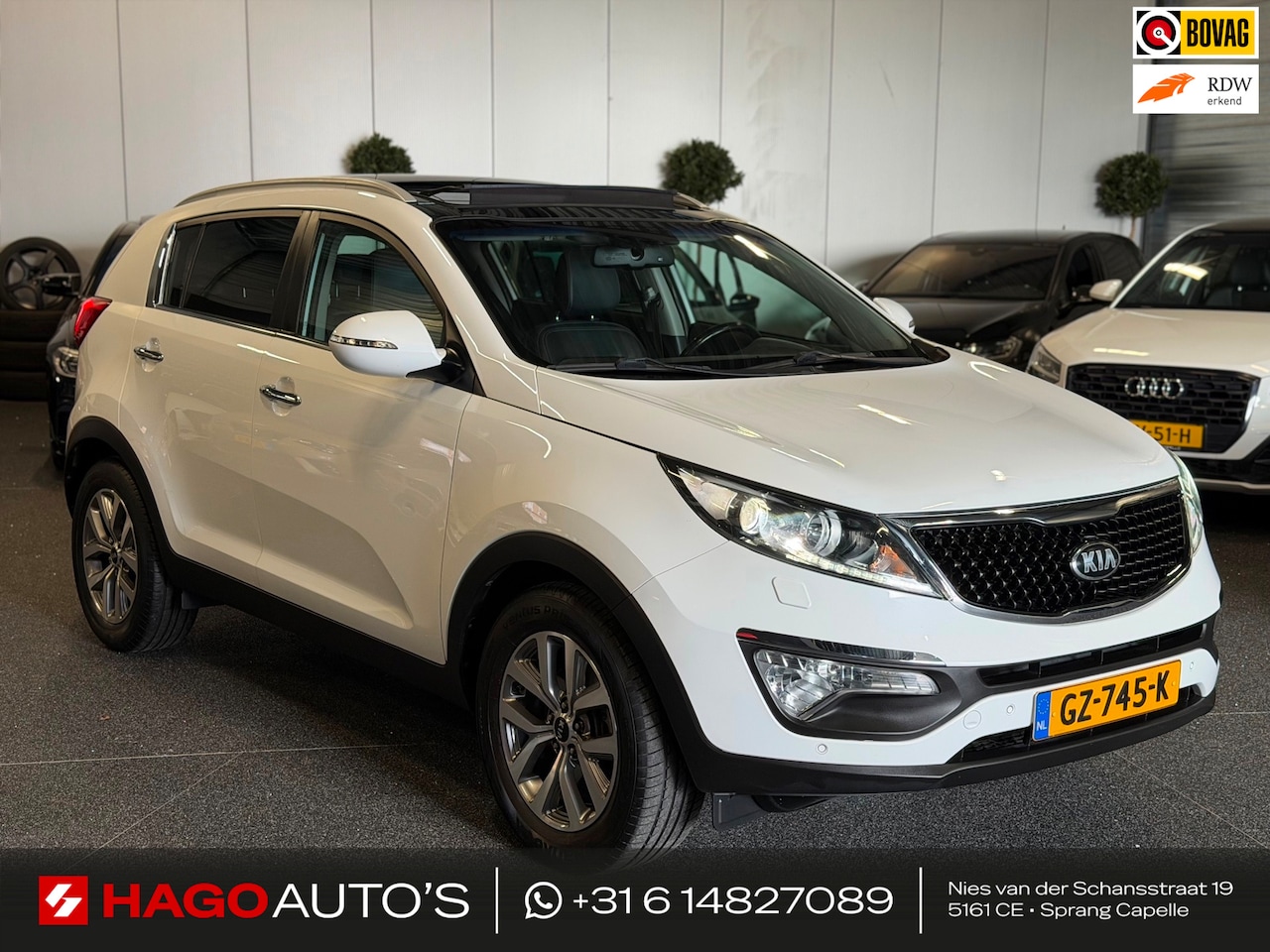 Kia Sportage - 1.6 GDI X-treme ExecutiveLine 1E-EIG!/NAVI/PANO/LEDER/KEYLESS/PDC/CAMERA/STOEL+STUURVERW/N - AutoWereld.nl
