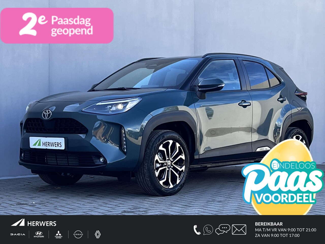 Toyota Yaris Cross - 1.5 Hybrid 115 Dynamic Automaat / Fabrieksgarantie tot 10 jaar mogelijk* / Stuur- en stoel - AutoWereld.nl