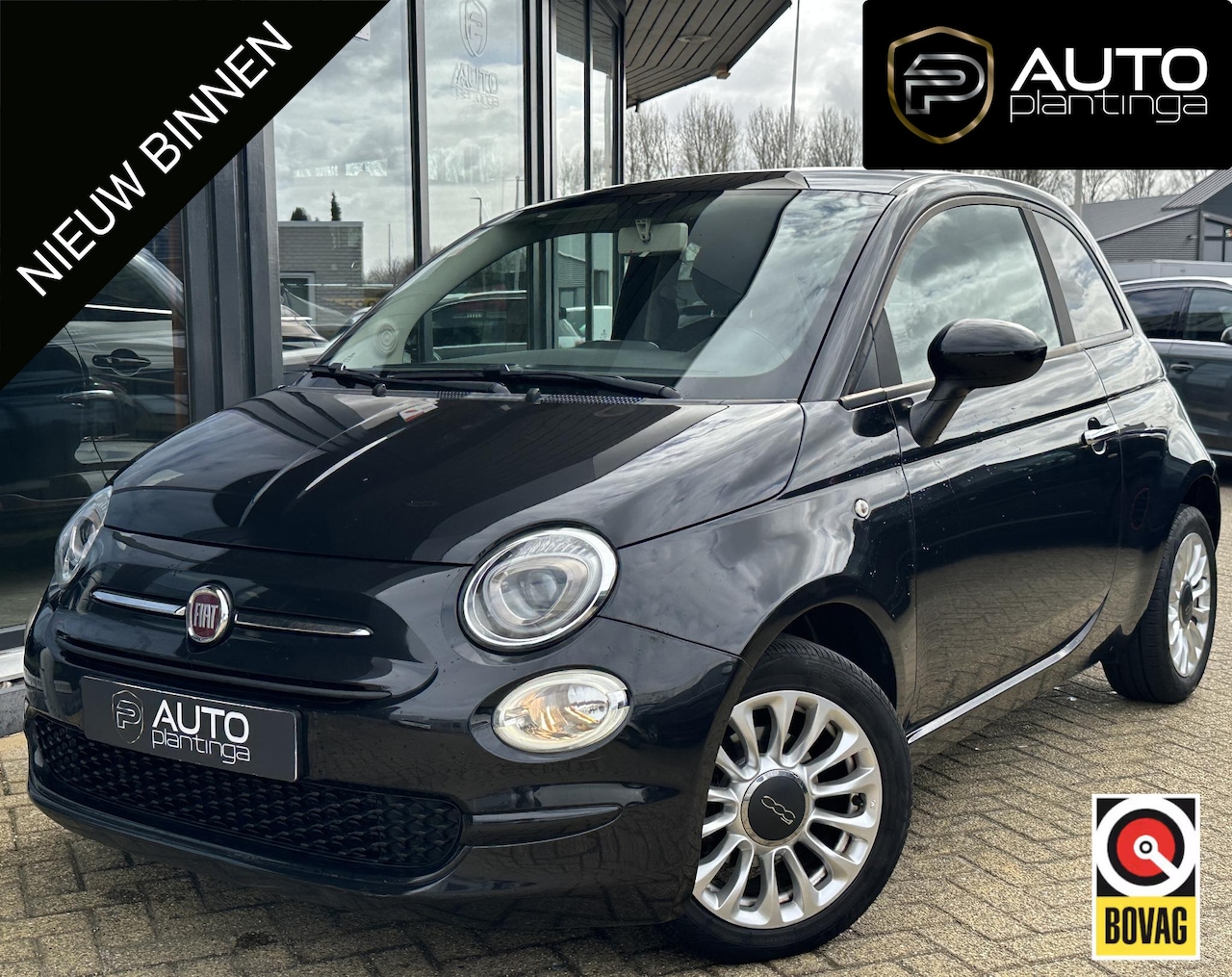 Fiat 500 - 0.9 TwinAir Turbo Popstar | Airco | Lichtmetalen Velgen | Privacy Glass | 2 Sleutels | - AutoWereld.nl