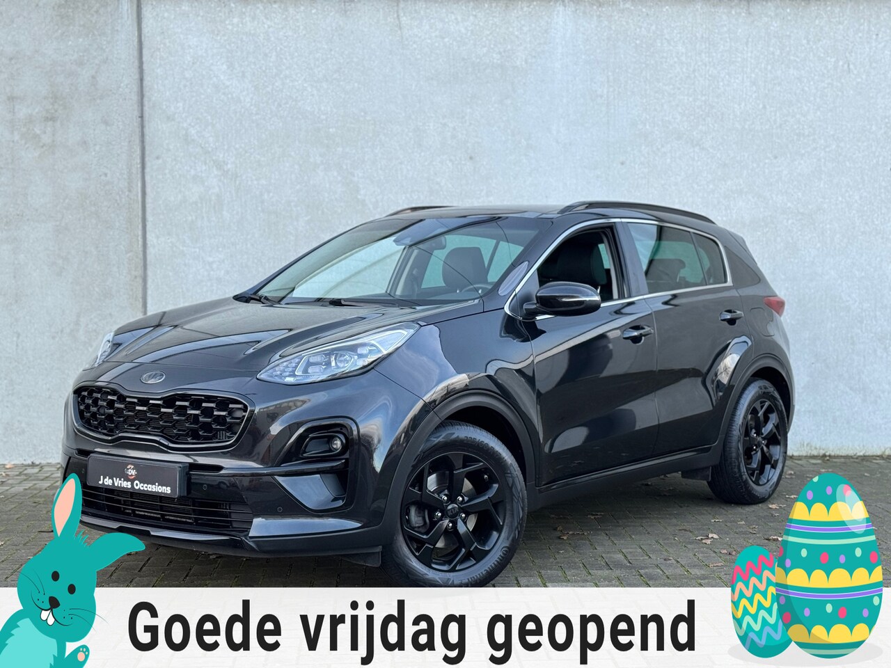 Kia Sportage - 1.6 T-GDI Black Edition 1.6 T-GDI Black Edition, PANO DAK LED LEER VOL OPTIES - AutoWereld.nl