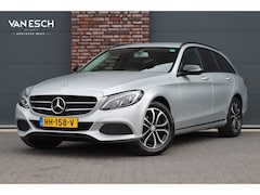 Mercedes-Benz C-klasse Estate - 180 Ambition | Dodehoekassistent | Trekhaak | Leder | Nightpakket | Navigatie | Stoelverwa